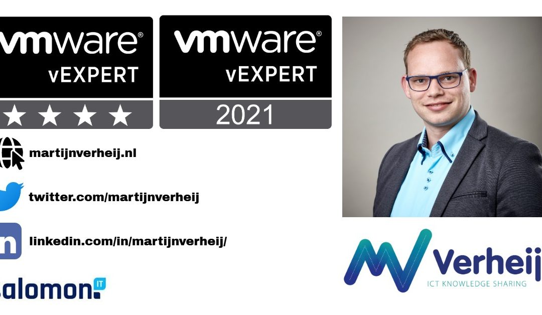 Martijn Verheij voor het vierde jaar benoemd tot vExpert