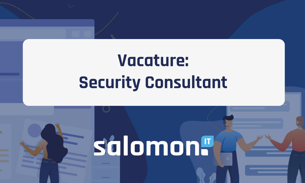 Vacature: Security Consultant