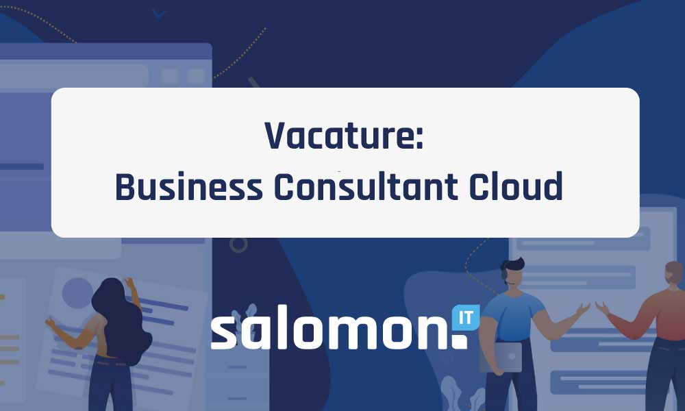 Vacature: Business Consultant Cloud